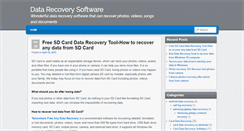 Desktop Screenshot of data-recoverysoftware.net