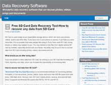 Tablet Screenshot of data-recoverysoftware.net